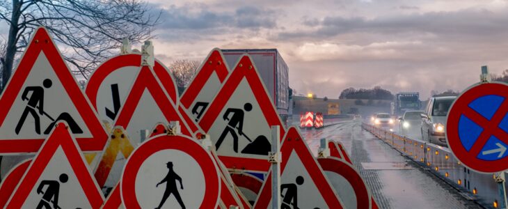 Florida highway construction and road expansion project, representing the FDOT eminent domain and property acquisition process.